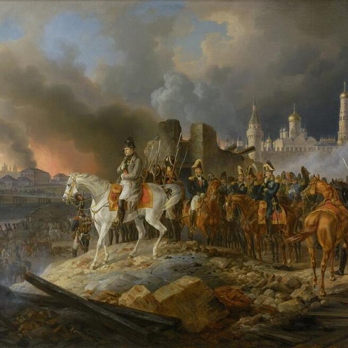 Napoleon in Burning Moscow