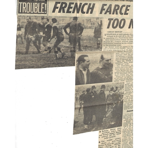 1965 Great Britain v France Rugby League Programme