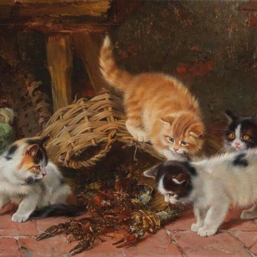 Kittens and Crayfish