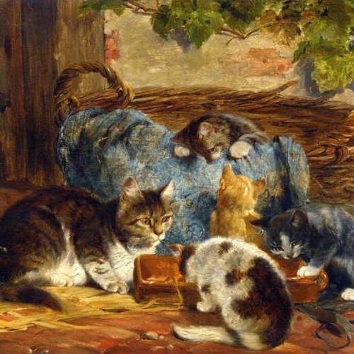 The Kittens' Supper