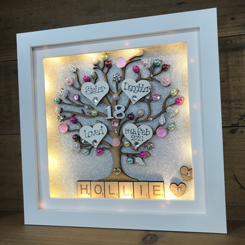 “BIRTHDAY” Family Tree Frame