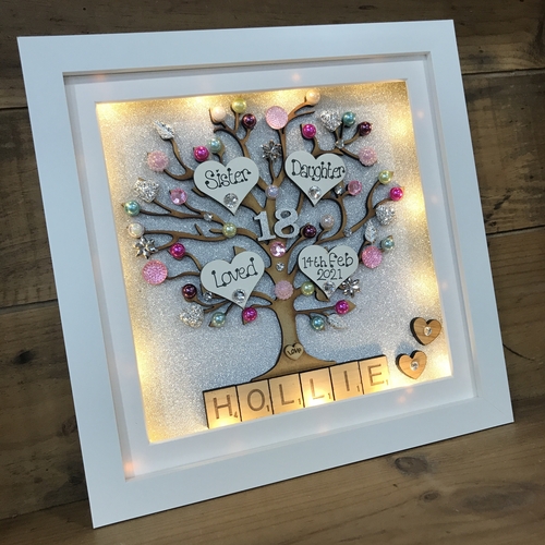 “BIRTHDAY” Family Tree Frame