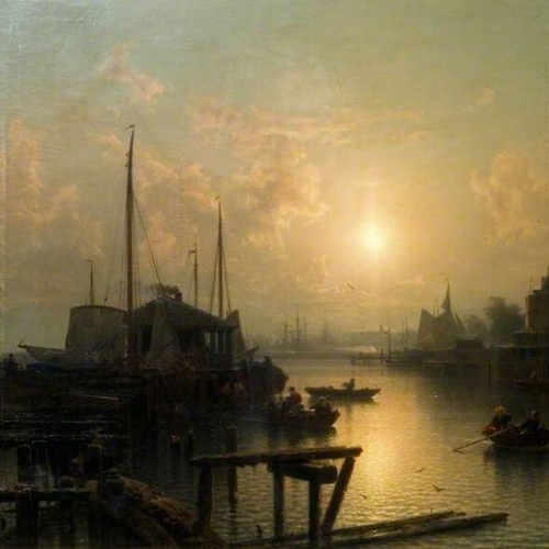 River, with Boats and Shipping