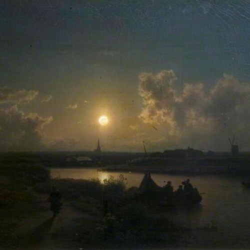 River with Moonlight Effect