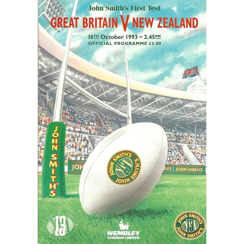 Great Britain Rugby League Programmes