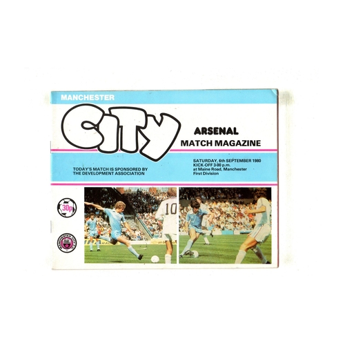 Manchester City Home Football Programmes