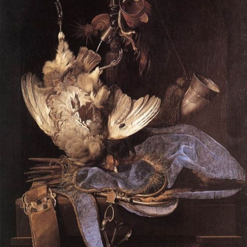 Still-Life with Hunting Equipment and Dead Birds