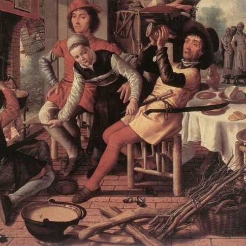 Peasants by the Hearth