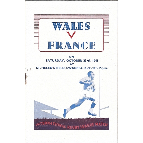 France Rugby League Programmes
