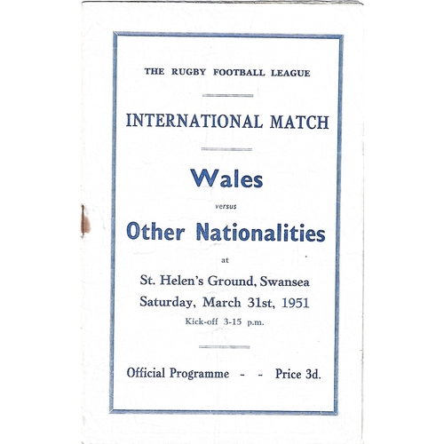 Other International Rugby League Programmes