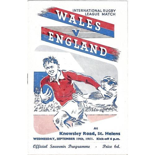 Wales Rugby League Programmes