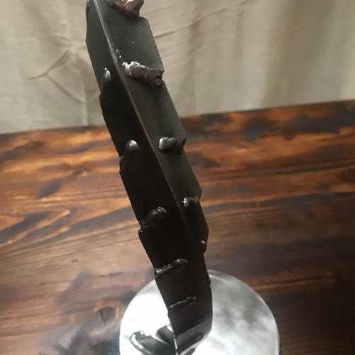 Industrial metal table lamp