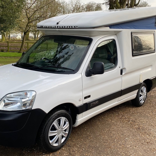 2005 Romahome Duo HYLO Camper Van Motorhome Citroen Berlingo 1 Owner 21801 miles