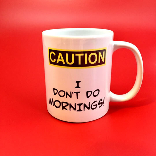 'Caution' Mug