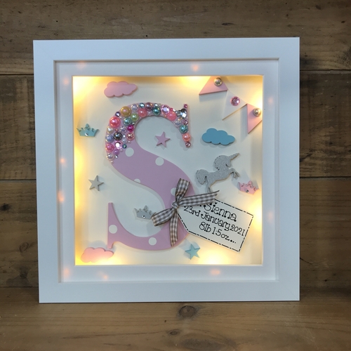 LED Initial Frame ( clouds & stars )