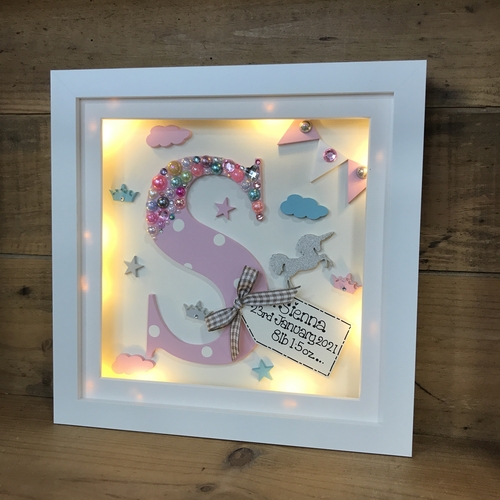 LED Initial Frame ( clouds & stars )