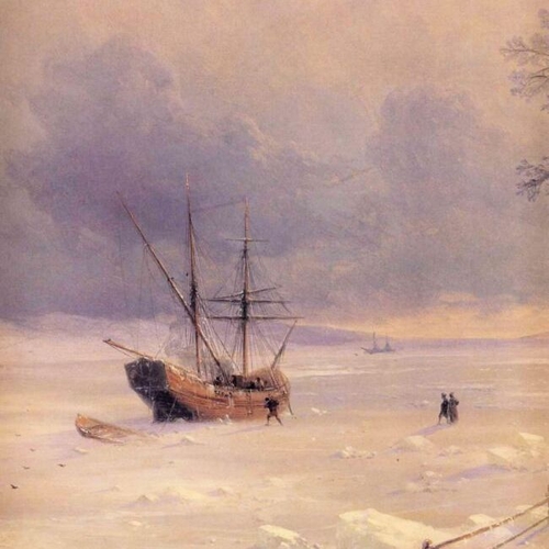 Frozen Bosphorus Under Snow