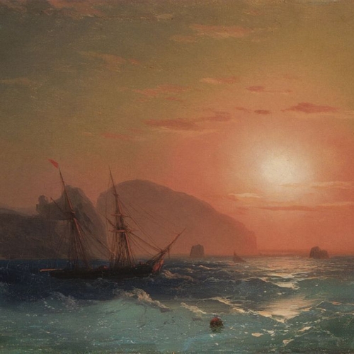 View of the Ayu Dag, Crimea