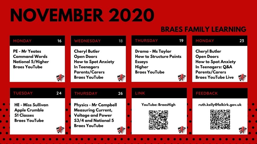 Braes Bites - Home Learning