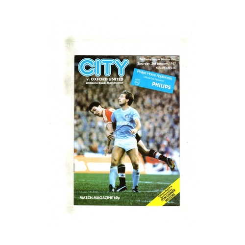 Oxford United Away Football Programmes