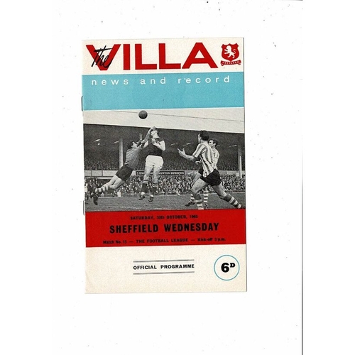 Sheffield Wednesday Away Football Programmes