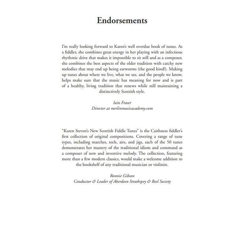 Karen Steven's New Scottish Fiddle Tunes