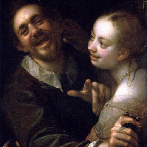 A Couple in a Tavern