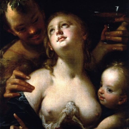 Bacchus, Venus and Cupid