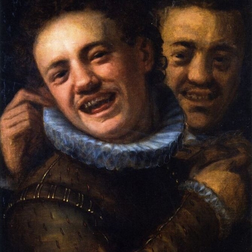 Two Laughing Men
