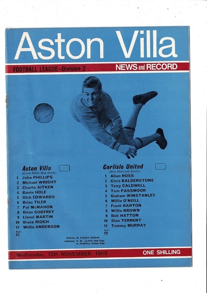 Latest Football Programmes Listed today
