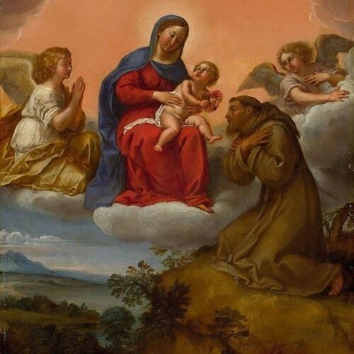 Virgin and Child Adored by Saint Francis
