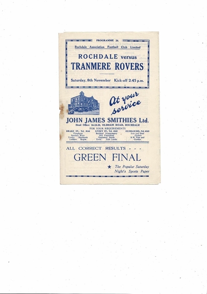 Today's Football Programme updates