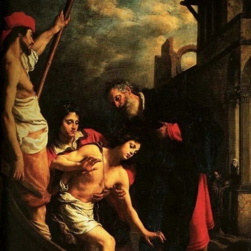 Saint Julian Offers Hospitality to the Pilgrims