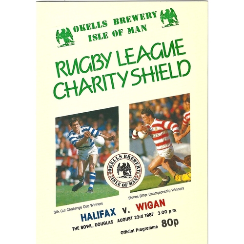 Charity Shield Rugby League Programmes