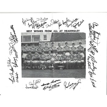 1972 Mick Shoebottom Testimonial Brochure