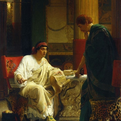 Vespasian, Hearing from One of His Generals of the Taking of Jerusalem by Titus