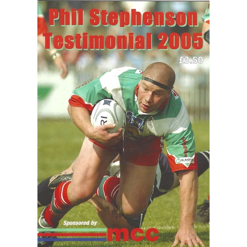 Rugby League Testimonial Programmes/Memorabilia