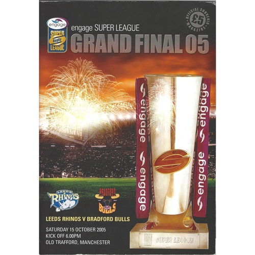 Super League Grand Final Rugby League Programmes