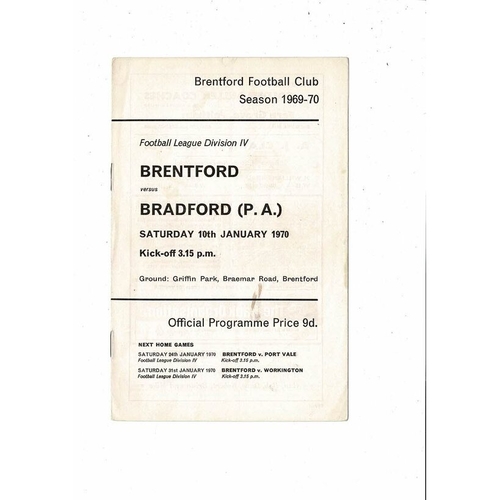 Bradford City Away Football Programmes