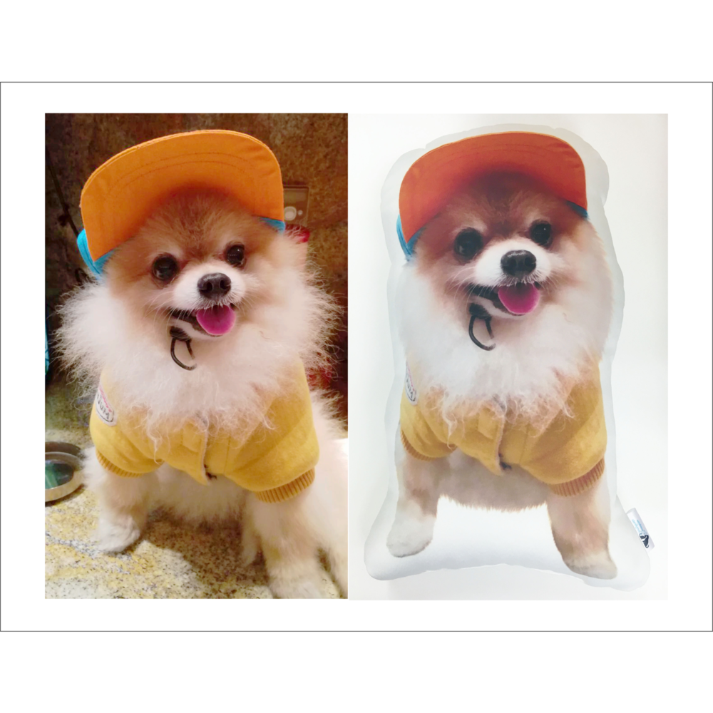 Personalised Pet Shaped Cushion, Single Sided