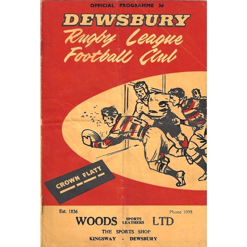 Hunslet Away Rugby League Programmes