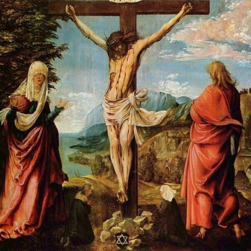 Christ on the Cross with Mary and John