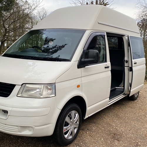 2007 (57)reg VW Transporter T5 1.9 TDi Camper Van LWB High Top 2 Berth White