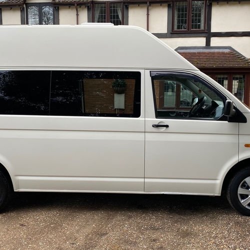 2007 (57)reg VW Transporter T5 1.9 TDi Camper Van LWB High Top 2 Berth White