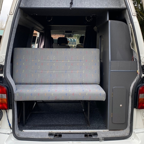 2007 (57)reg VW Transporter T5 1.9 TDi Camper Van LWB High Top 2 Berth White