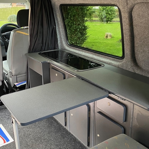 2007 (57)reg VW Transporter T5 1.9 TDi Camper Van LWB High Top 2 Berth White