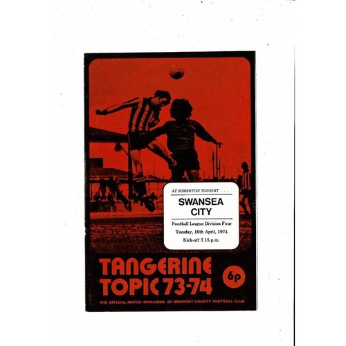 Newport County Home Football Programmes