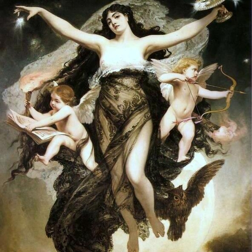 The Night with the Genii of Study and Love