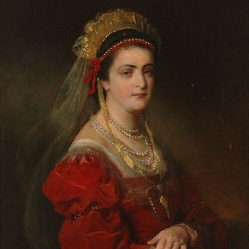 Portrait of Marie Paterno née Nemetschke