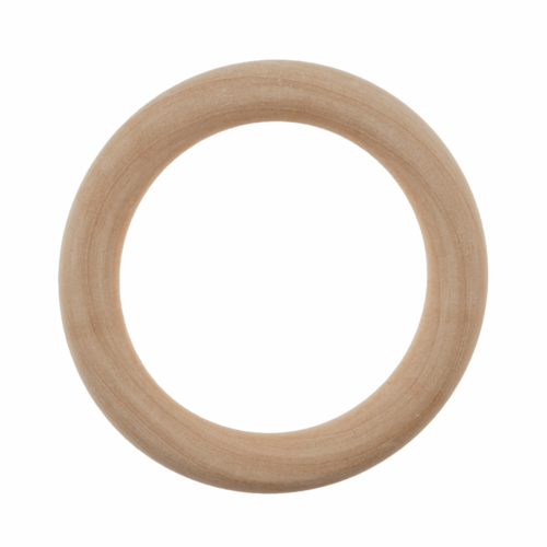 Craft Ring: Wooden: Round: 7cm Diameter